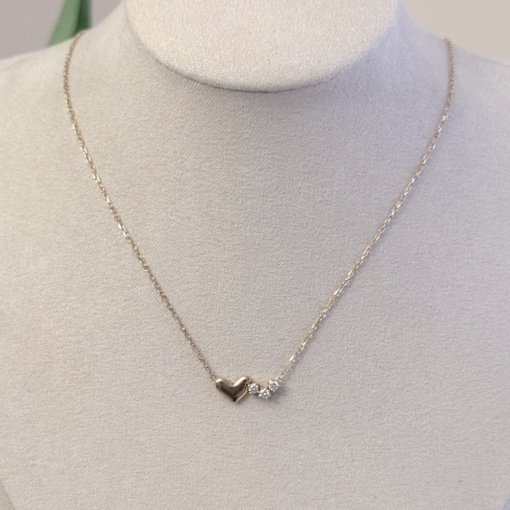 18K Gold Plated Double Heart Necklace